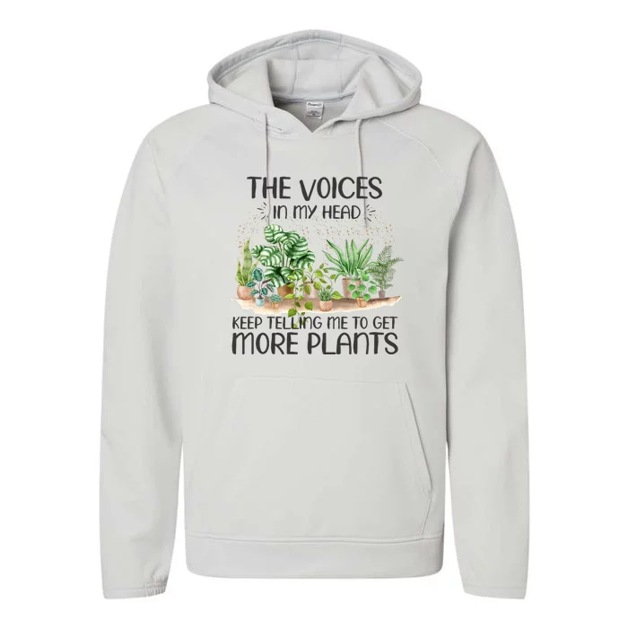 Plants Love Collection Gardening Cool For Father Gardner Performance Fleece Hoodie