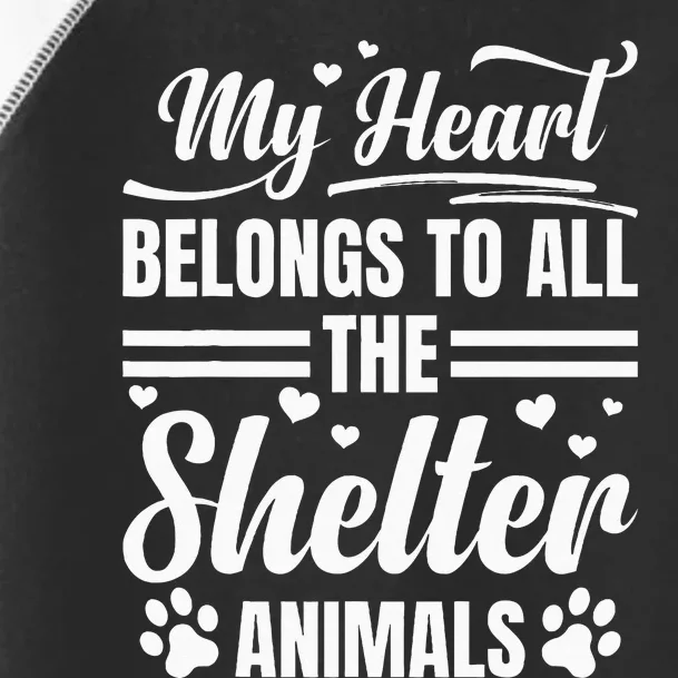 Pet Lover Cat Volunr Animal Lover Animal Shelter Worker Toddler Fine Jersey T-Shirt