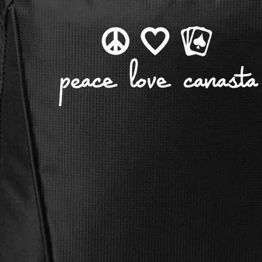 Peace Love Canasta City Backpack