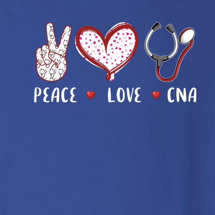 Peace Love Cna Nurse Nursing Funny Gift Idea Gift Toddler Long Sleeve Shirt