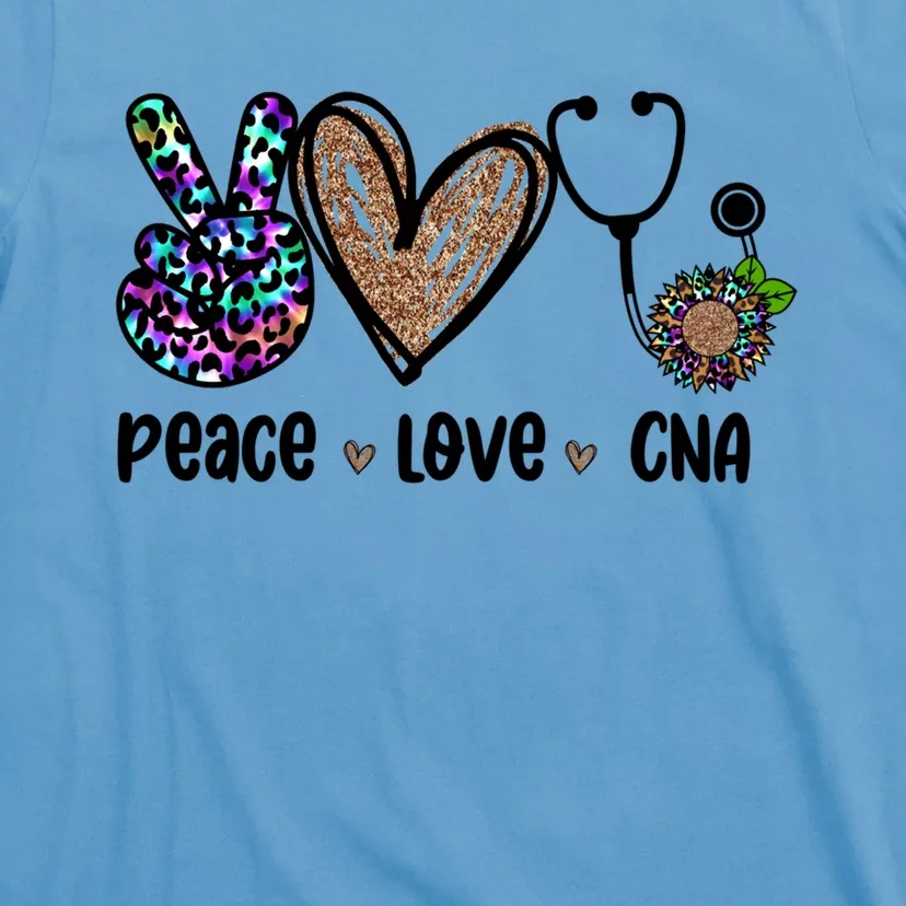 Peace Love Cna Nurse Nurse Life Certified Nursing Assistant Gift T-Shirt