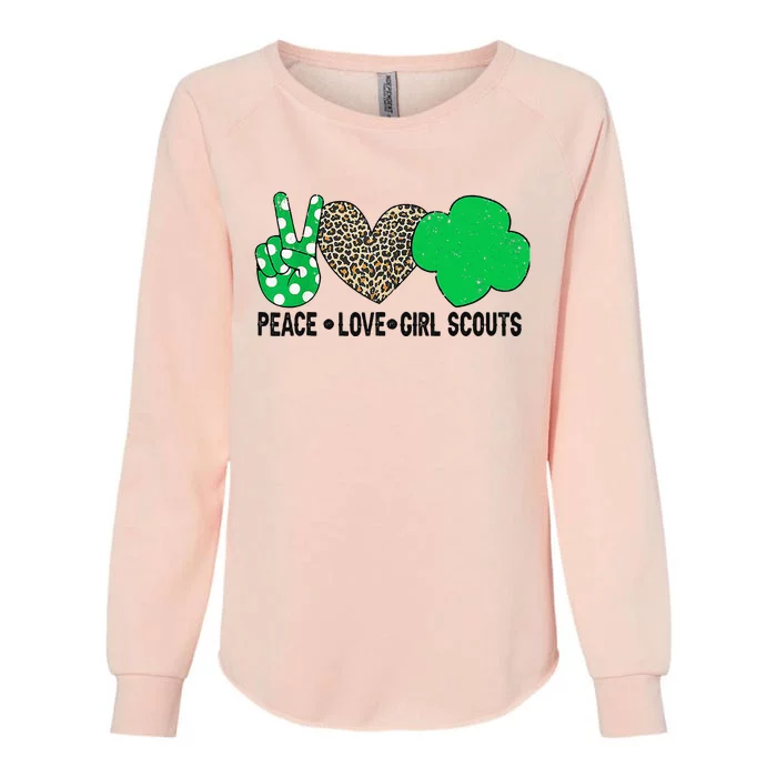 Peace Love Cookie Scout Bakery Cookie Season Womens California Wash Sweatshirt