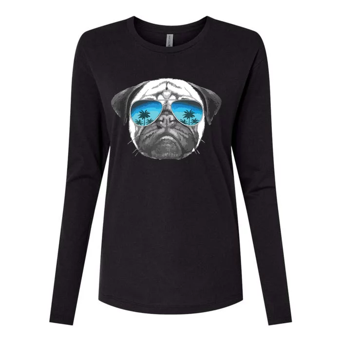 Pug Lover Cute Pug Funny Pug Owner Pug Womens Cotton Relaxed Long Sleeve T-Shirt