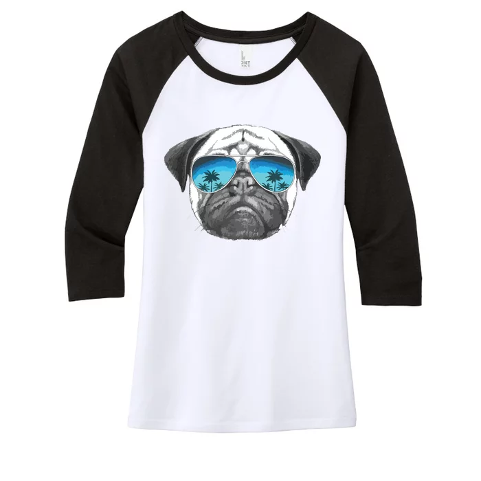 Pug Lover Cute Pug Funny Pug Owner Pug Women's Tri-Blend 3/4-Sleeve Raglan Shirt