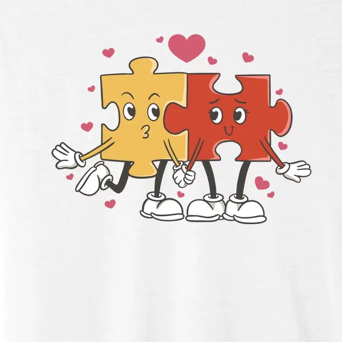 Puzzle Love Cartoon ChromaSoft Performance T-Shirt