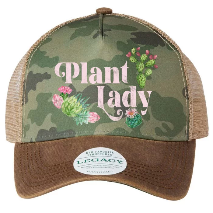 Plant Lady Cute Floral Legacy Tie Dye Trucker Hat