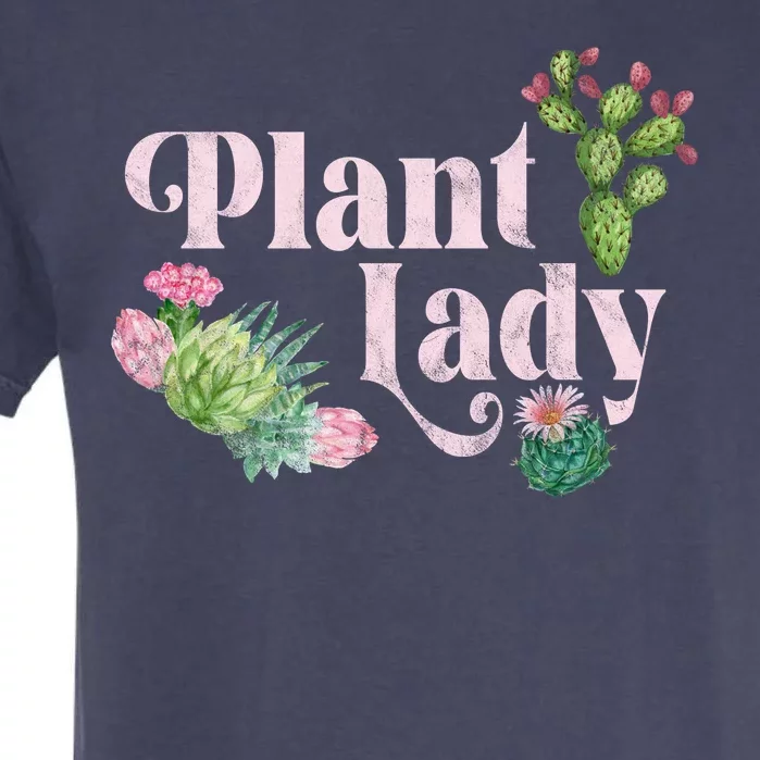 Plant Lady Cute Floral Garment-Dyed Heavyweight T-Shirt