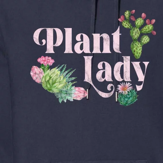 Plant Lady Cute Floral Premium Hoodie