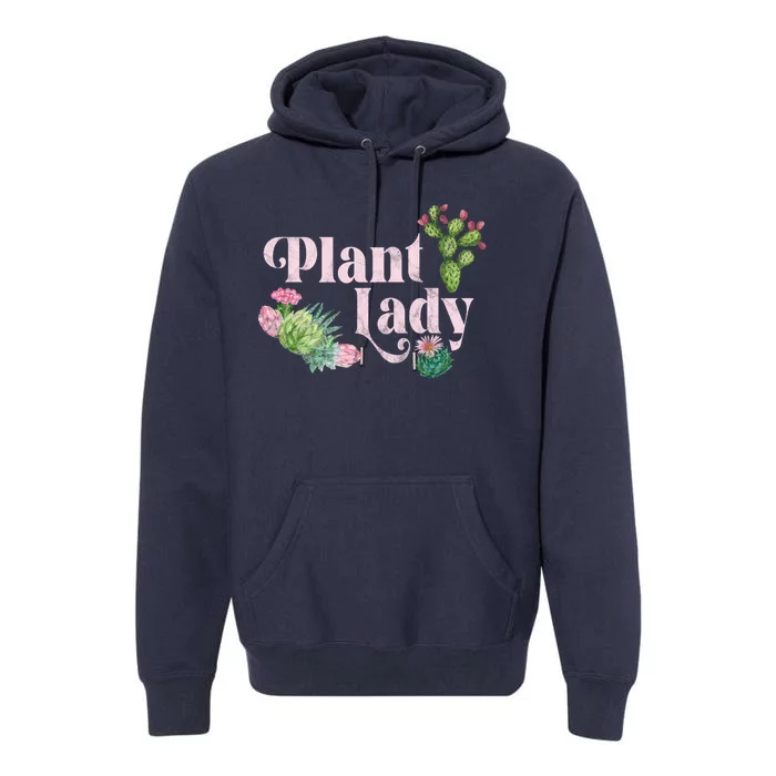 Plant Lady Cute Floral Premium Hoodie