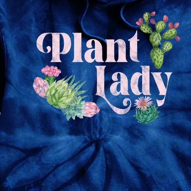 Plant Lady Cute Floral Tie Dye Hoodie