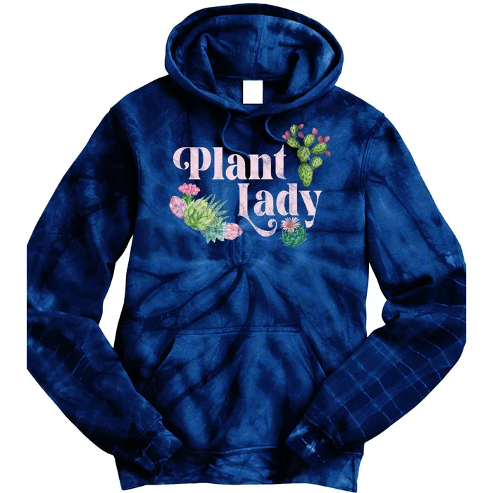 Plant Lady Cute Floral Tie Dye Hoodie