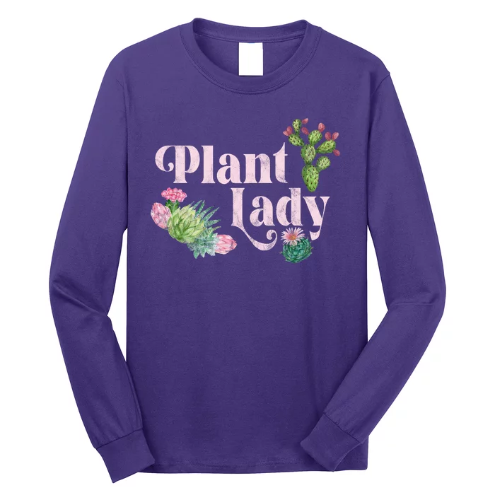 Plant Lady Cute Floral Long Sleeve Shirt