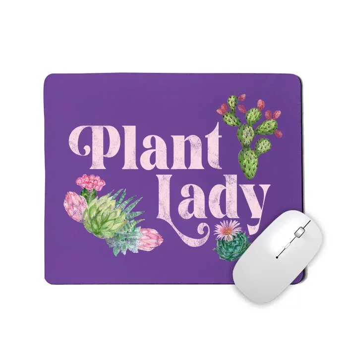 Plant Lady Cute Floral Mousepad