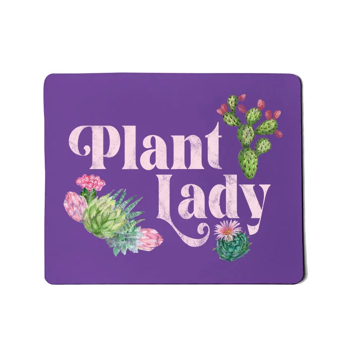 Plant Lady Cute Floral Mousepad