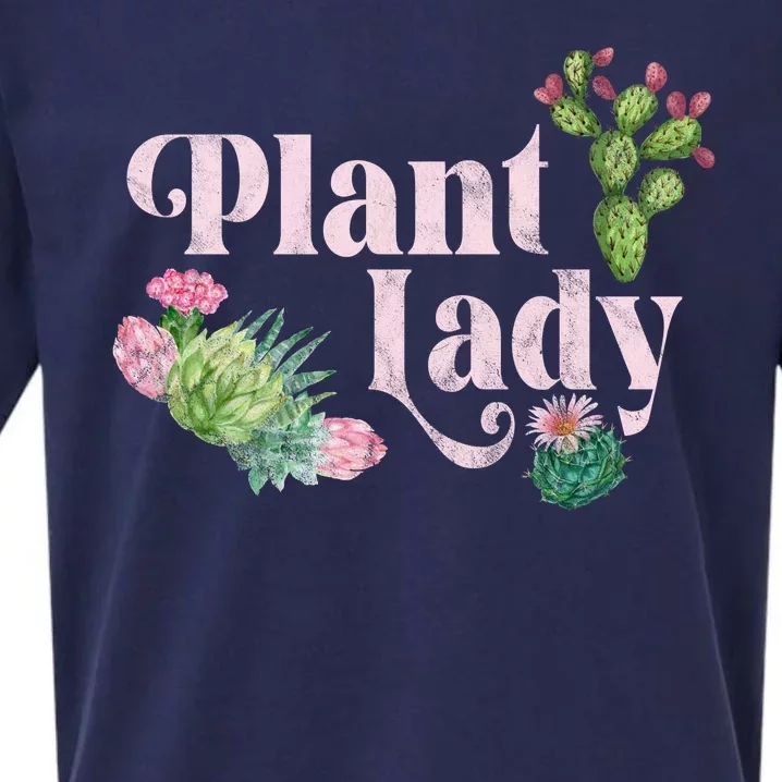 Plant Lady Cute Floral Sueded Cloud Jersey T-Shirt