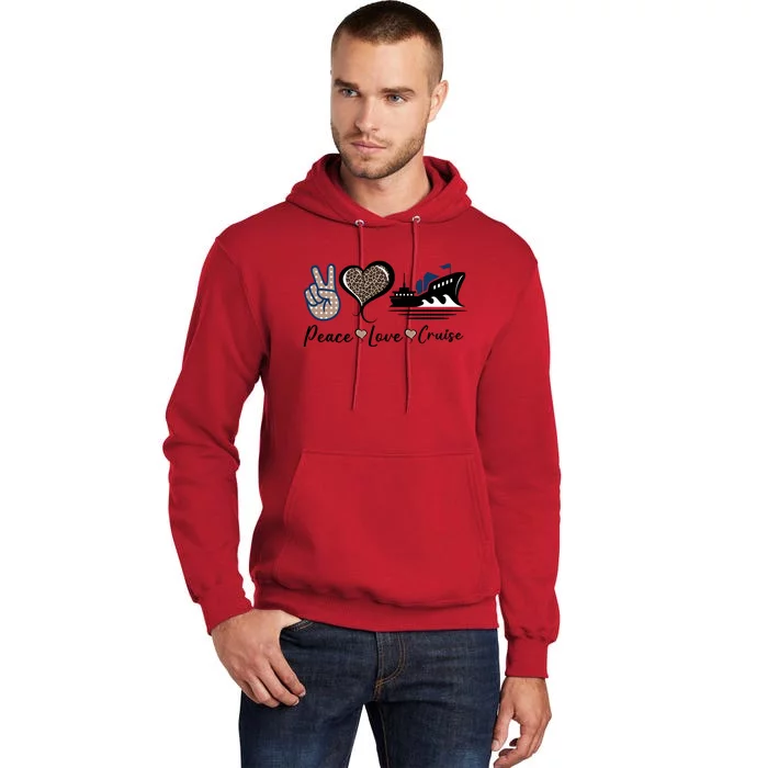 Peace Love Cruise Tall Hoodie