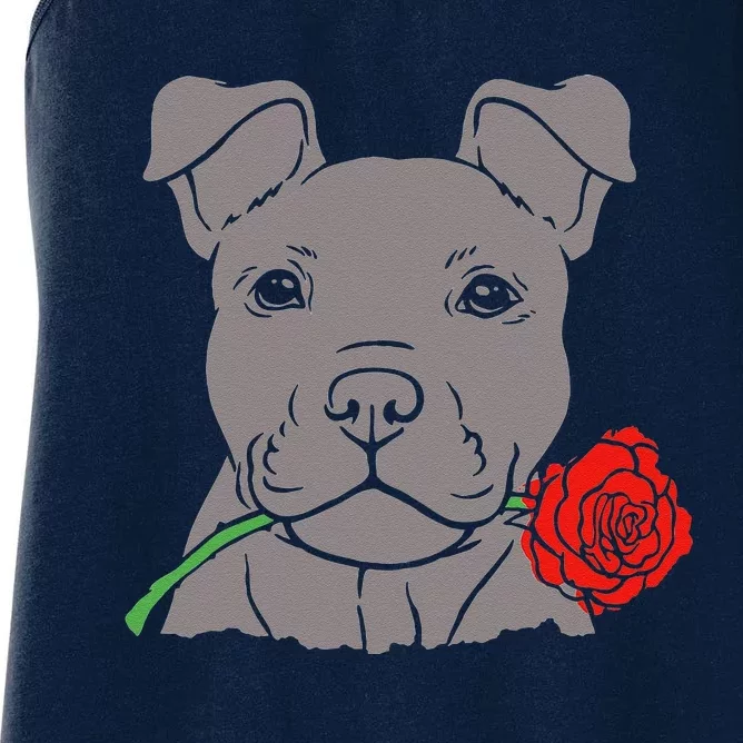 Puppy Love Cute Rescue Puppy Valentine's Day Girlfriend Gift Women's Racerback Tank