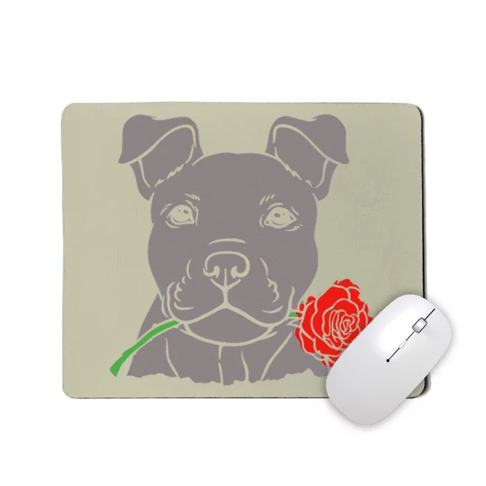 Puppy Love Cute Rescue Puppy Valentine's Day Girlfriend Gift Mousepad