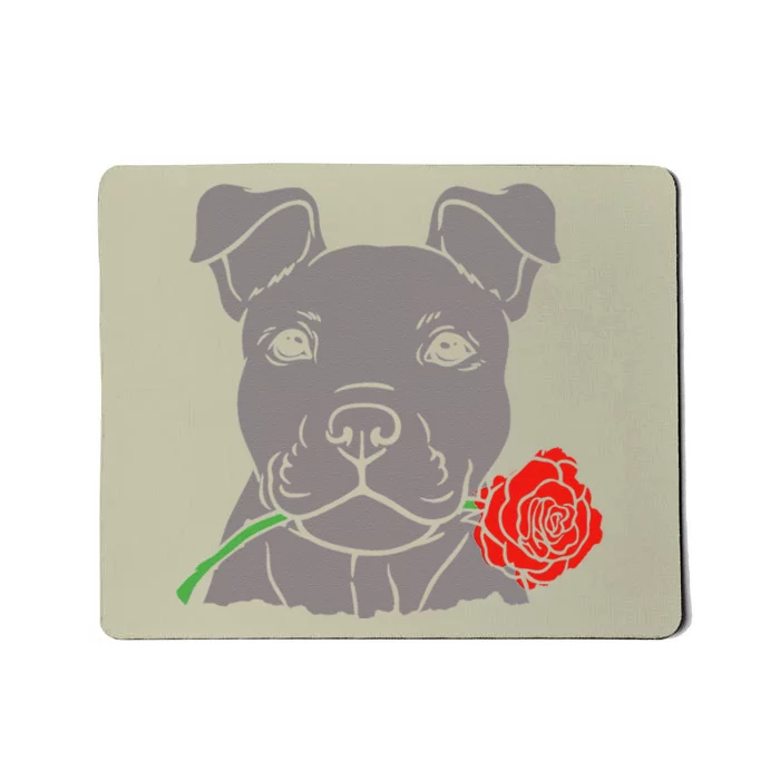 Puppy Love Cute Rescue Puppy Valentine's Day Girlfriend Gift Mousepad