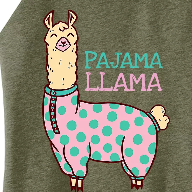 Pajama Llama Cute Llama Pajama Alpaca Wo Girl Women’s Perfect Tri Rocker Tank