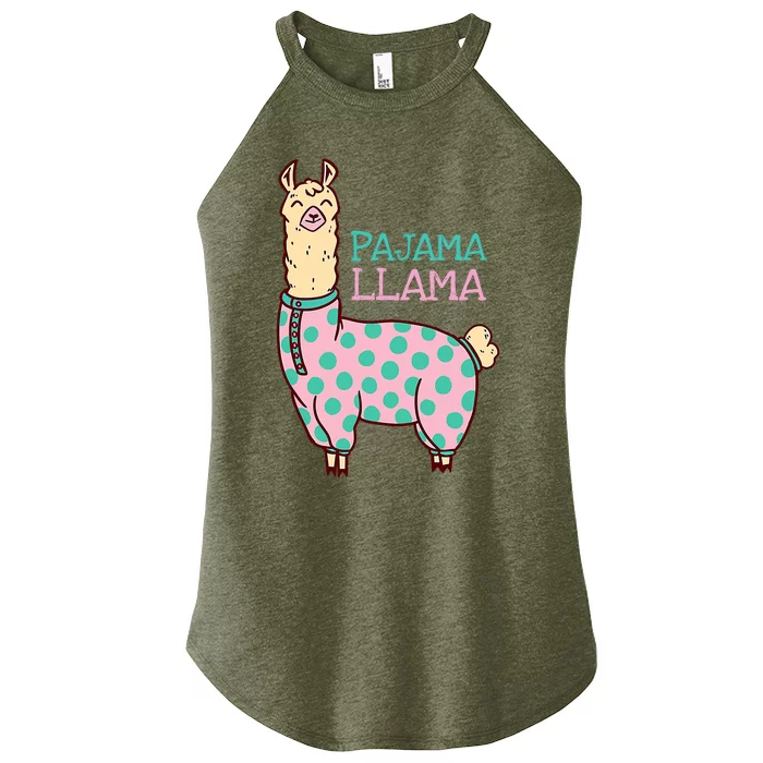 Pajama Llama Cute Llama Pajama Alpaca Wo Girl Women’s Perfect Tri Rocker Tank