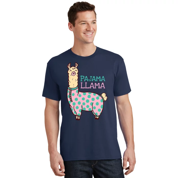 Pajama Llama Cute Llama Pajama Alpaca Wo Girl T-Shirt