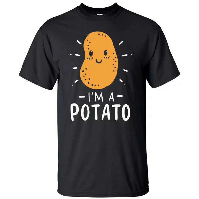 Potato Lazy Costume Halloween Vegan Kawaii Tall T-Shirt