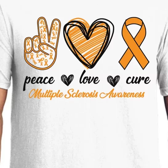 Peace Love Cure Multiple Sclerosis Pajama Set