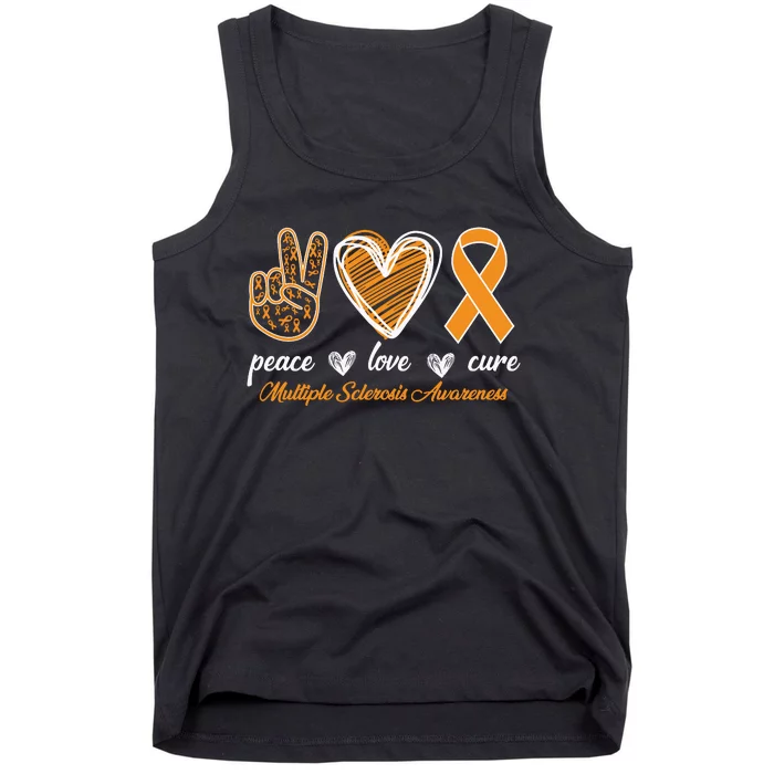 Peace Love Cure Multiple Sclerosis Tank Top