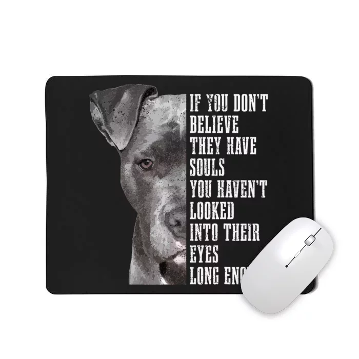 Pitbull Lover Dog Mom Dad Pitbull Mousepad