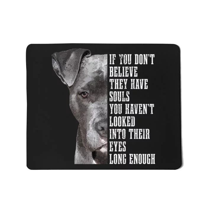 Pitbull Lover Dog Mom Dad Pitbull Mousepad