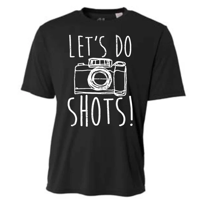 Photography Lets Do Shots Funny Camera Photographer Cooling Performance Crew T-Shirt