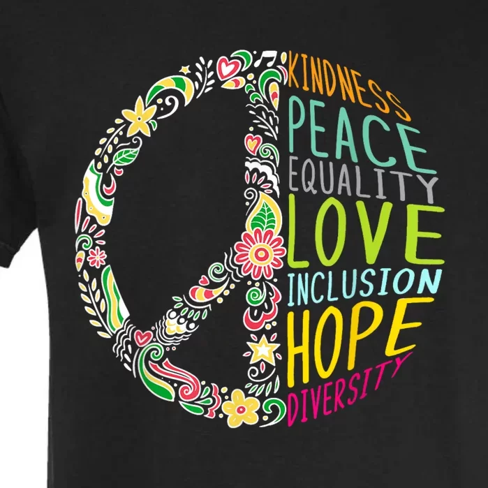 Peace Love Diversity Inclusion Equality Human Rights Garment-Dyed Heavyweight T-Shirt