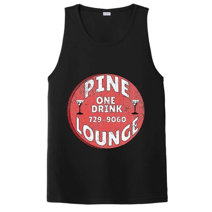 Pine Lounge Drink Chip Performance Tank