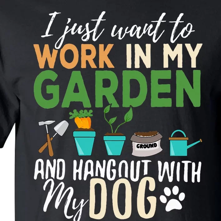 Plant Lover's Delight Unique Gardening Gifts for Pet Owners Tall T-Shirt