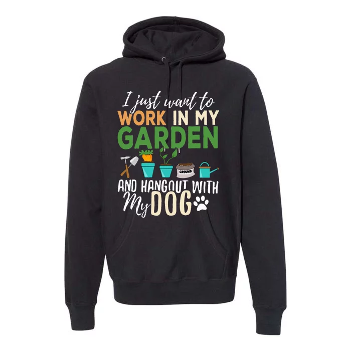 Plant Lover's Delight Unique Gardening Gifts for Pet Owners Premium Hoodie