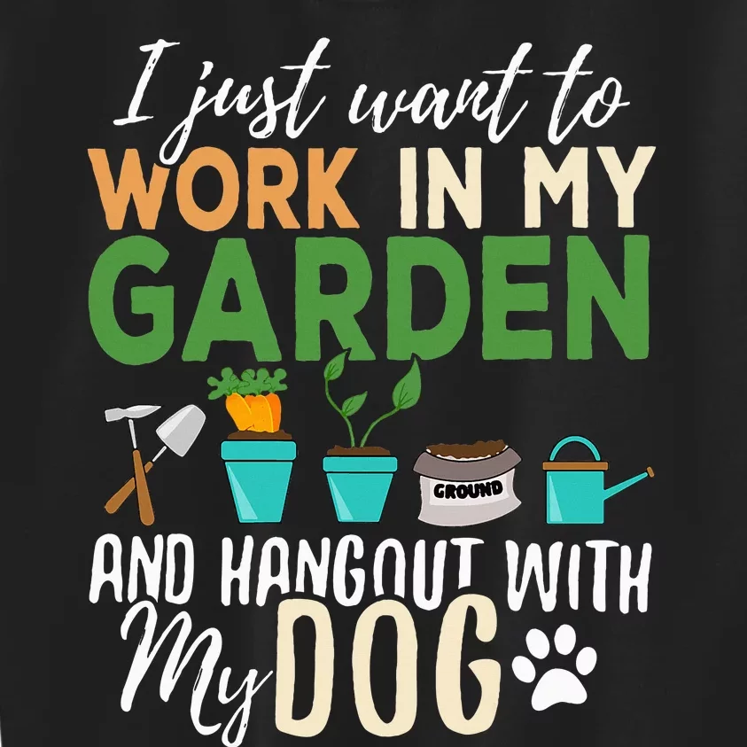 Plant Lover's Delight Unique Gardening Gifts for Pet Owners Kids Sweatshirt