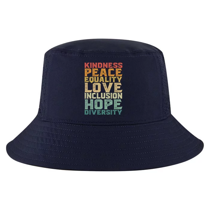 Peace Love Diversity Inclusion Equality Black History Month Cool Gift Cool Comfort Performance Bucket Hat