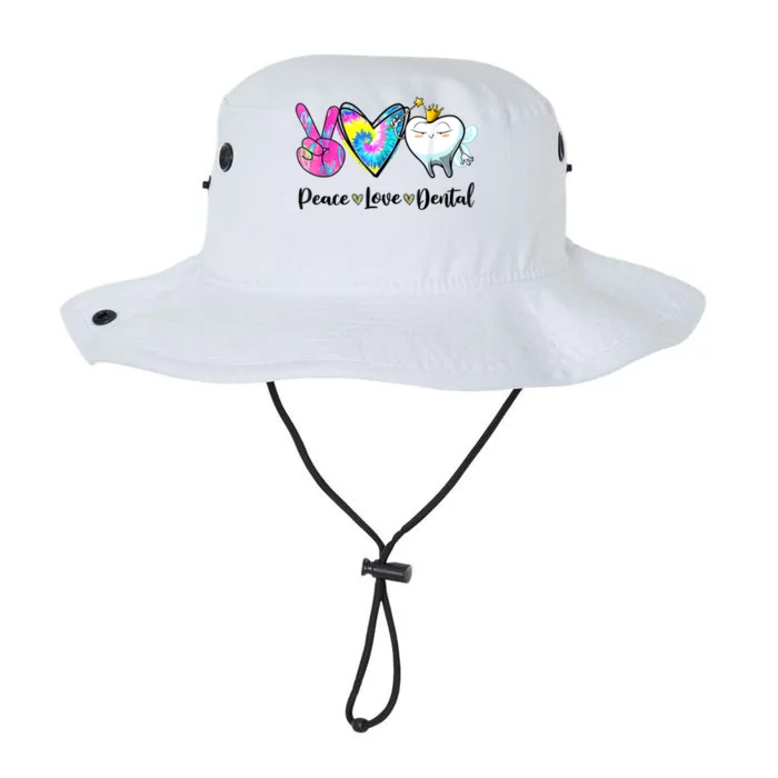 Peace Love Dental Hygienist Dental Assistant Dentist Office Legacy Cool Fit Booney Bucket Hat