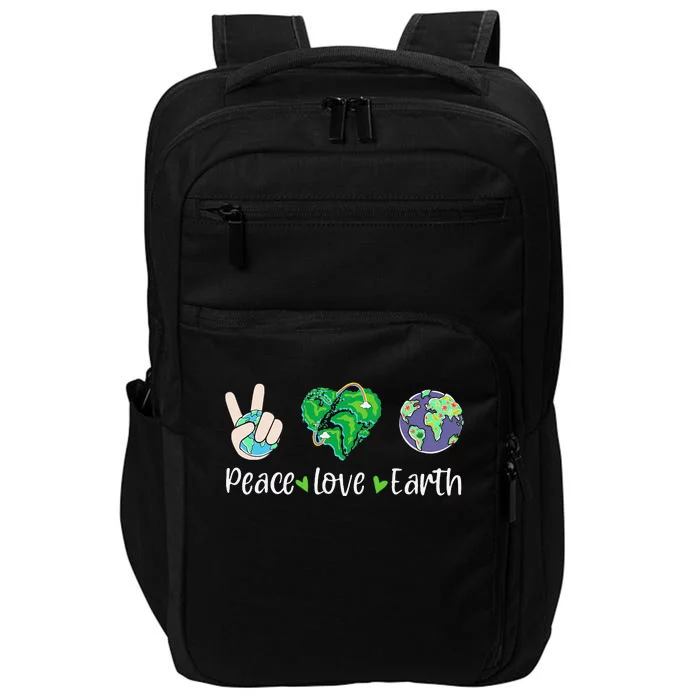 Peace Love Earth Earth Day 2024 Impact Tech Backpack