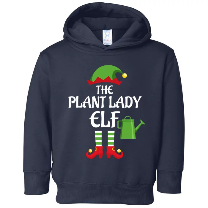 Plant Lady Elf Family Matching Group Christmas Toddler Hoodie