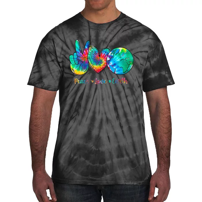 Peace Love Earth Day Tie Dye Hippie Tie-Dye T-Shirt