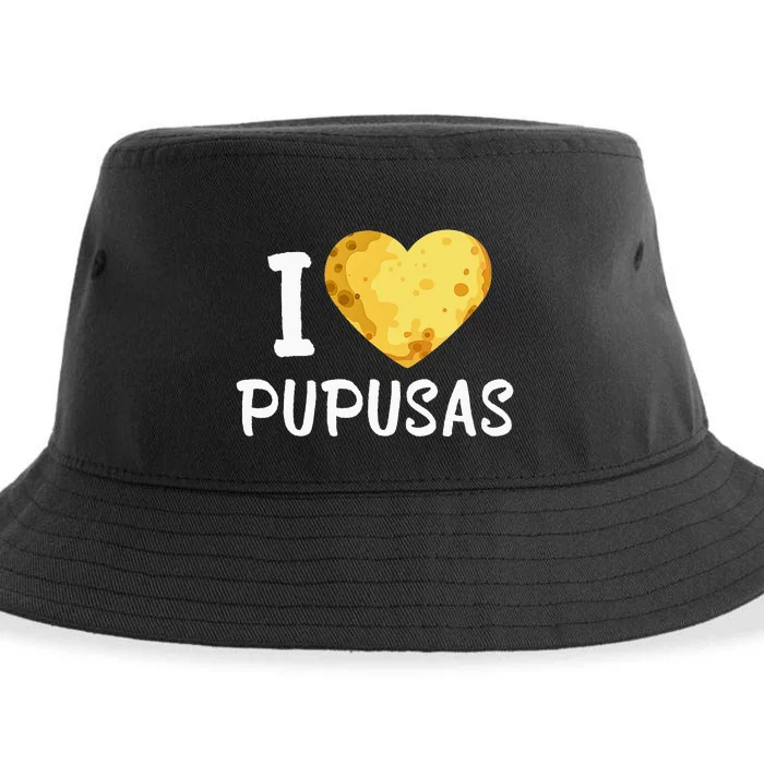 Pupusas Lover El Salvadorian Food I Love Pupusas Eater Foody Sustainable Bucket Hat