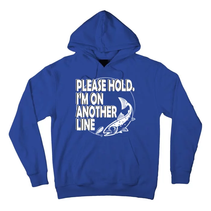 Please Hold I'm On The Other Line Tall Hoodie