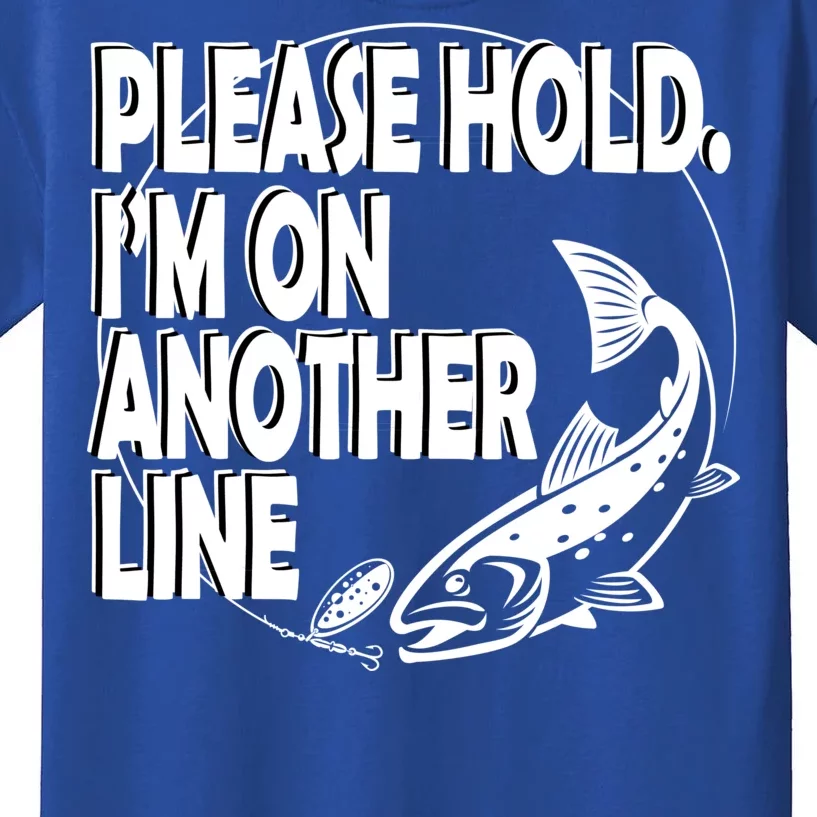 Please Hold I'm On The Other Line Kids T-Shirt