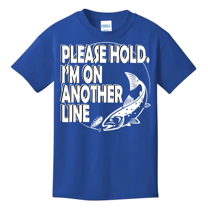 Please Hold I'm On The Other Line Kids T-Shirt