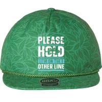 Please Hold I'm On The Other Line Fishing Funny Trucker Hat