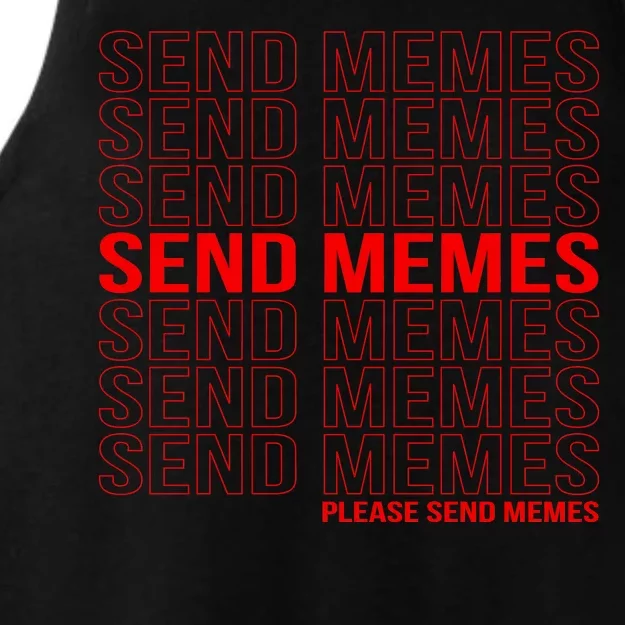 Please Send Memes Ladies Tri-Blend Wicking Tank