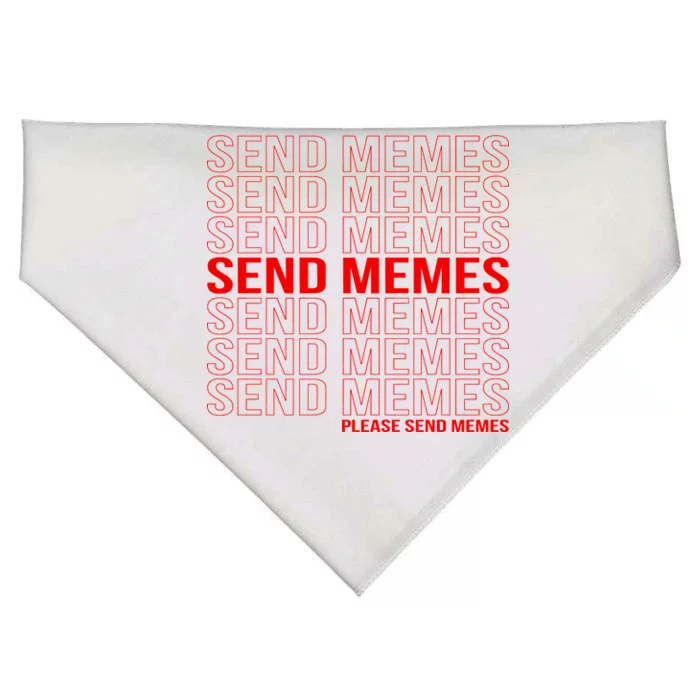 Please Send Memes USA-Made Doggie Bandana