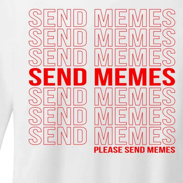 Please Send Memes Womens CVC Long Sleeve Shirt